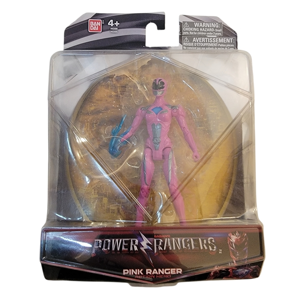2016 Bandai Sabans Mighty Morphin Movie Pink Ranger Action Hero Figure #42605